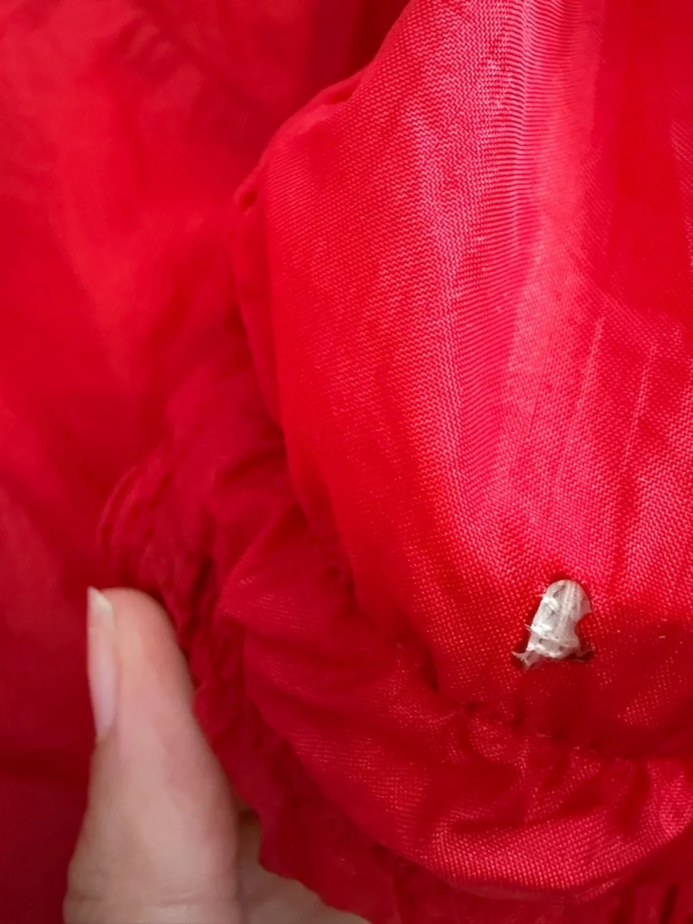 Vintage Nike 90d Red and White Windbreaker Jacket
